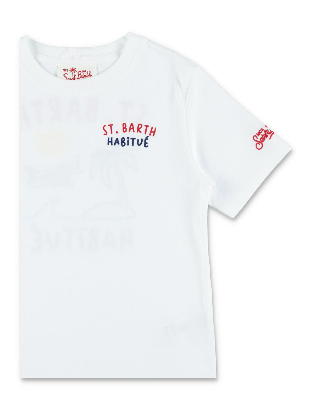 Mc2 Saint Barth T Shirts And Polos White
