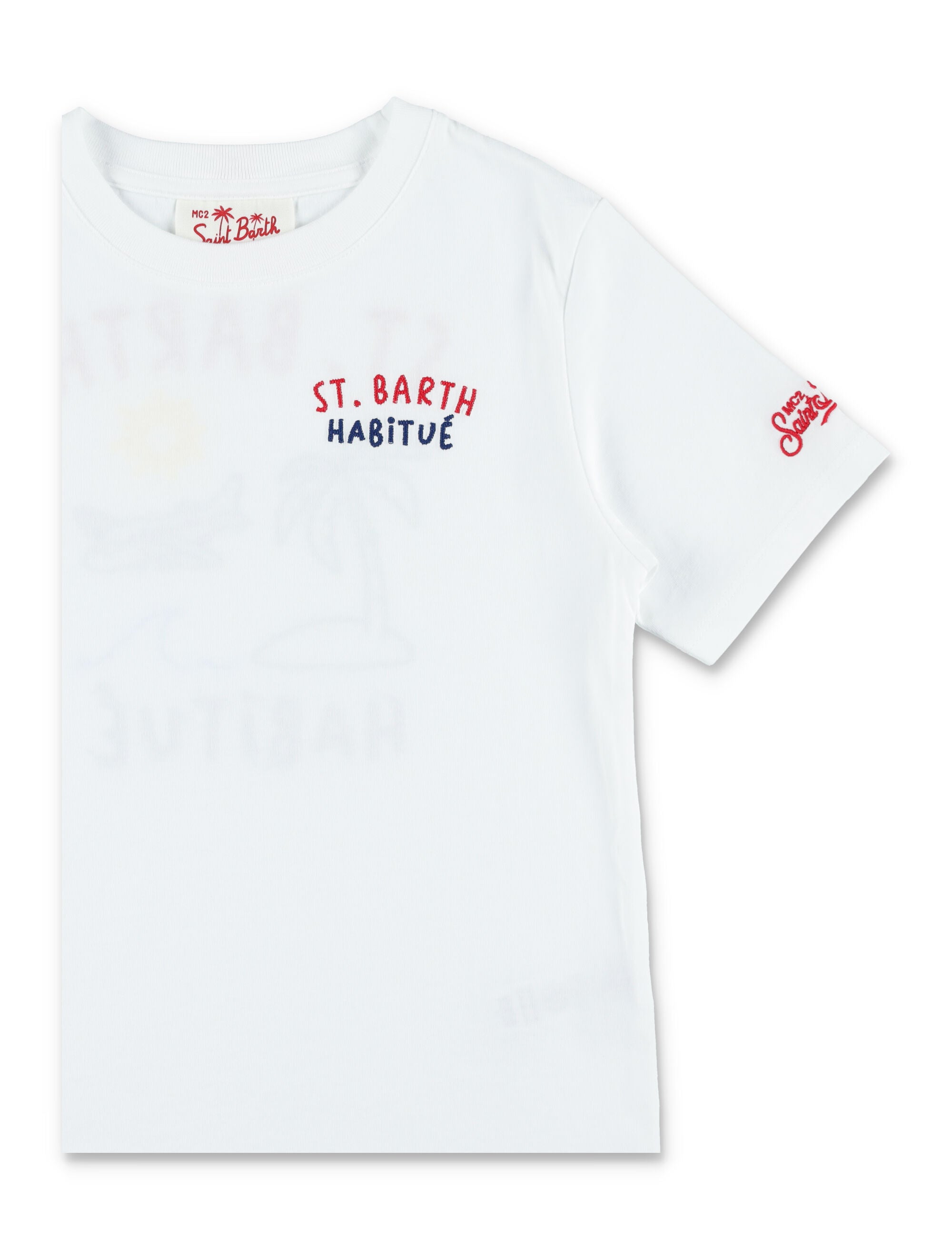 Mc2 Saint Barth T Shirts And Polos White