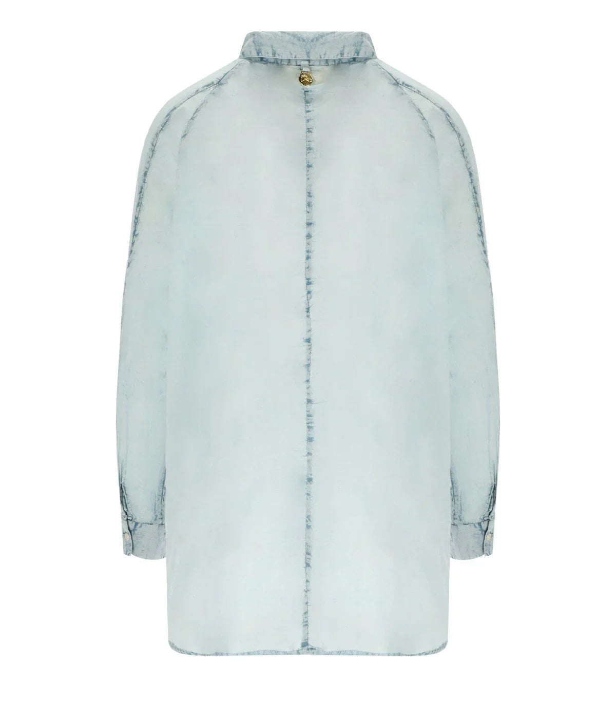 Pahiesa Formentera Light Blue Embroidered Shirt