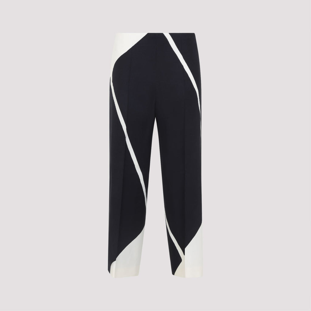 Alberta Ferretti Twill Printed Pants