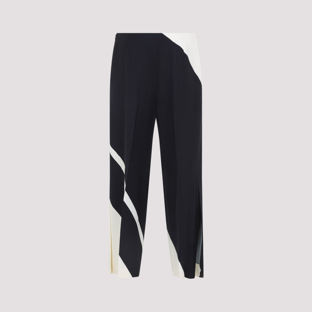 Alberta Ferretti Twill Printed Pants