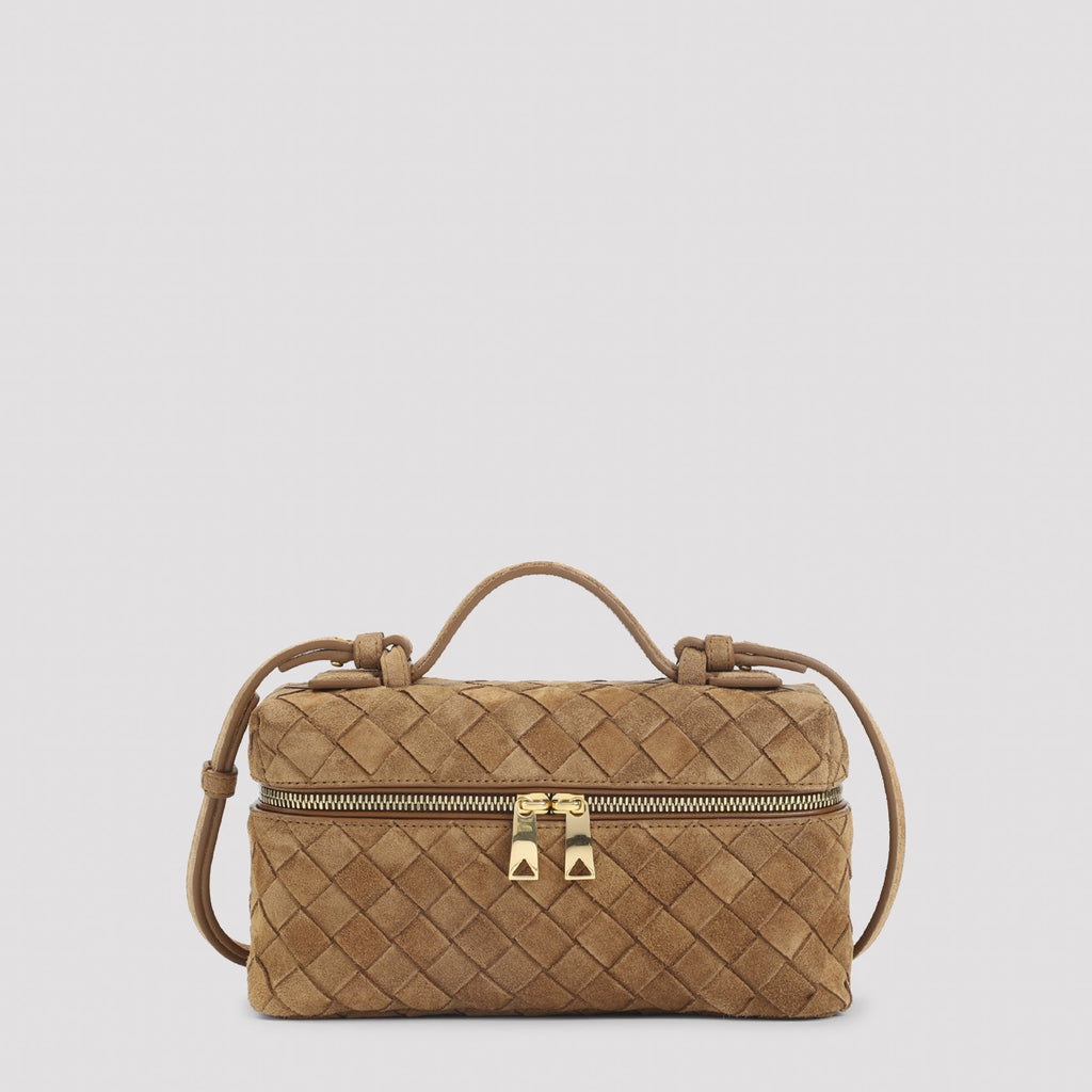 Bottega Veneta Bang Bang Suede Vanity Case Bag
