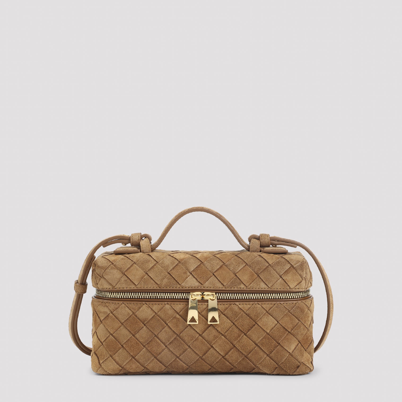 Bottega Veneta Bang Bang Suede Vanity Case Bag