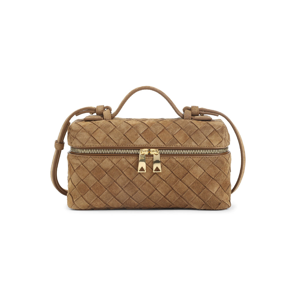Bottega Veneta Bang Bang Suede Vanity Case Bag