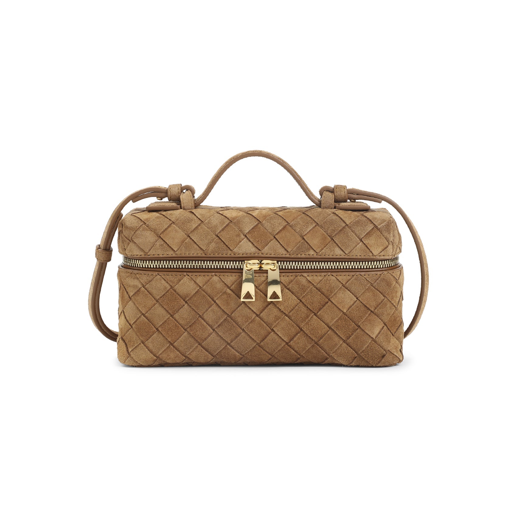 Bottega Veneta Bang Bang Suede Vanity Case Bag