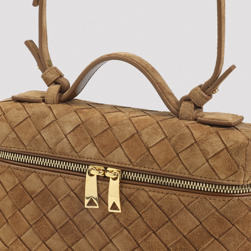 Bottega Veneta Bang Bang Suede Vanity Case Bag