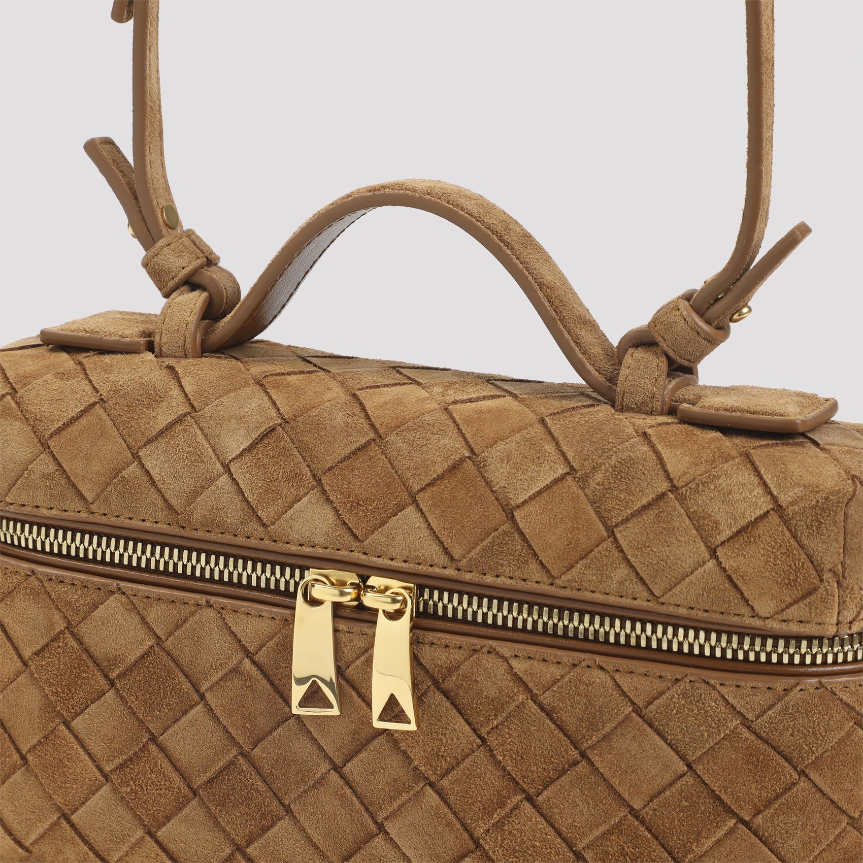 Bottega Veneta Bang Bang Suede Vanity Case Bag