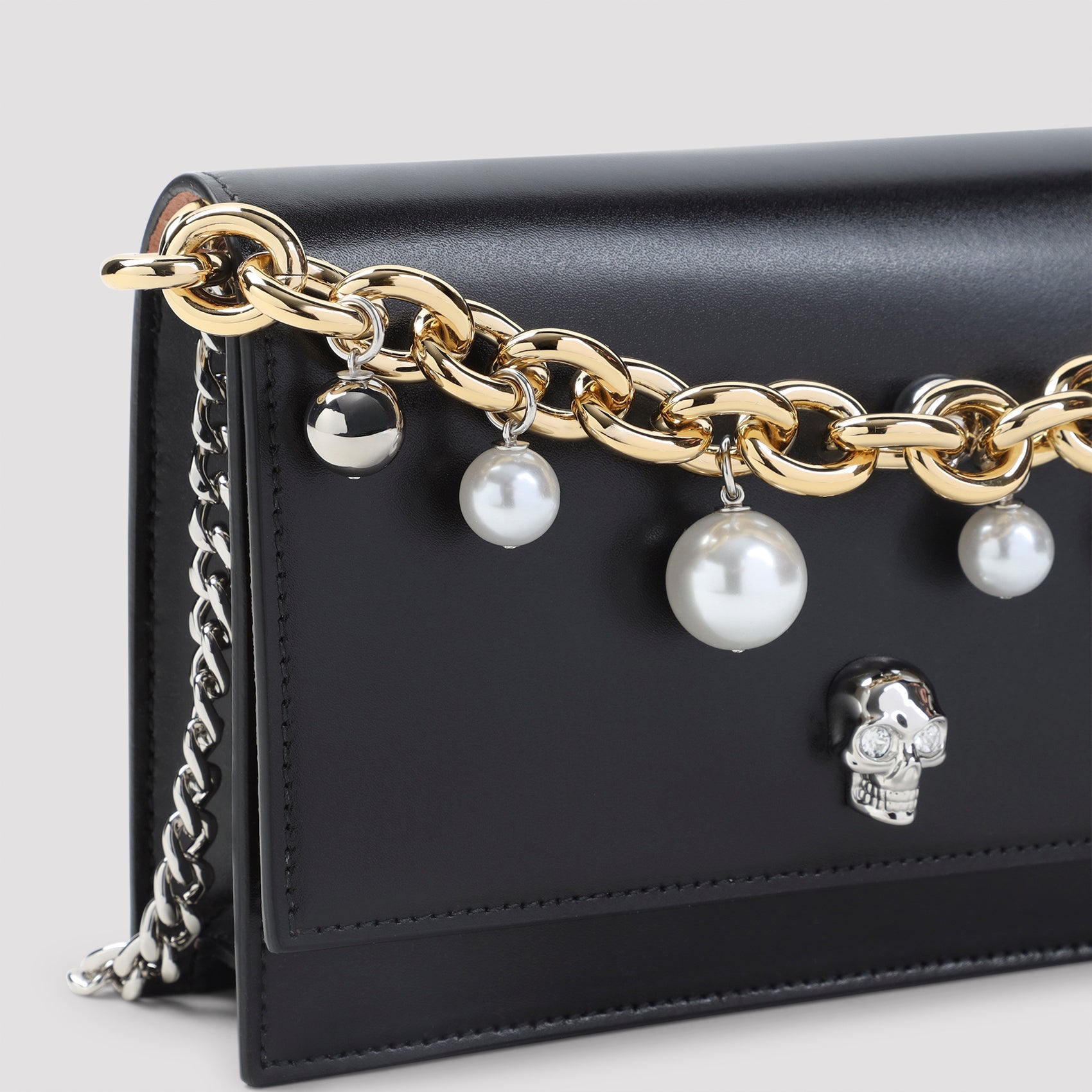 Alexander Mc Queen Small Skull Clutch
