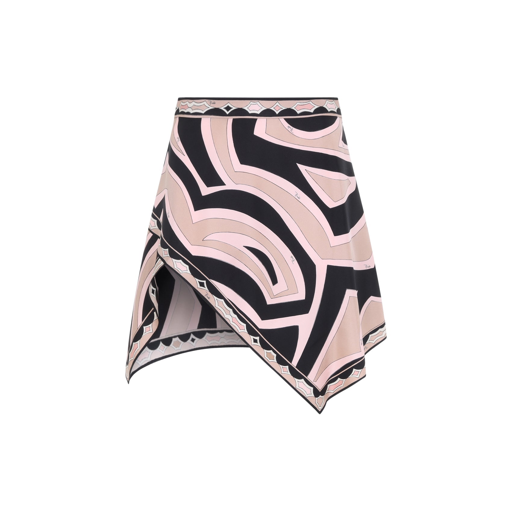 Pucci Silk Twill Mini Skirt