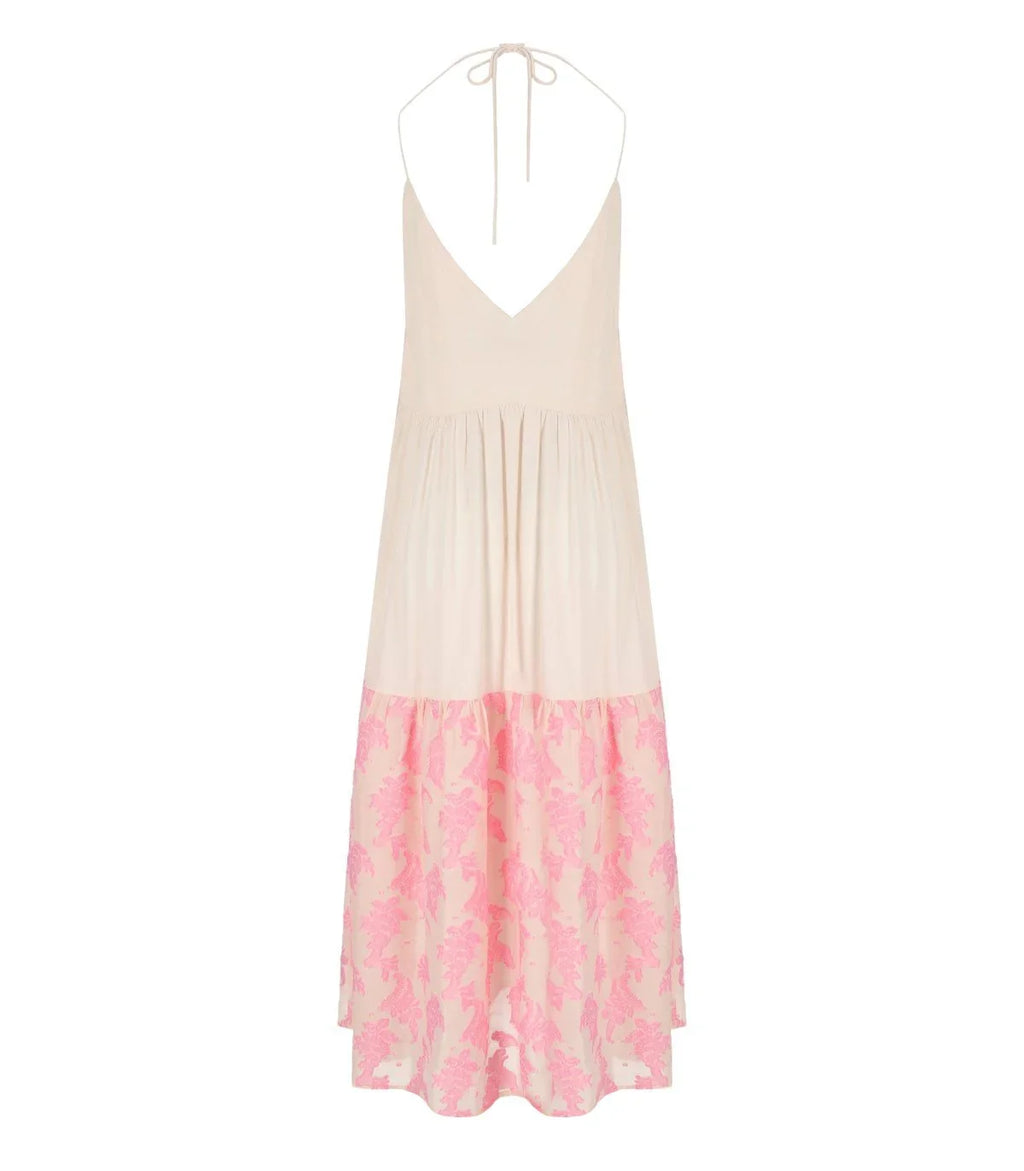 Traffic People Ithaca Pink Long Dress