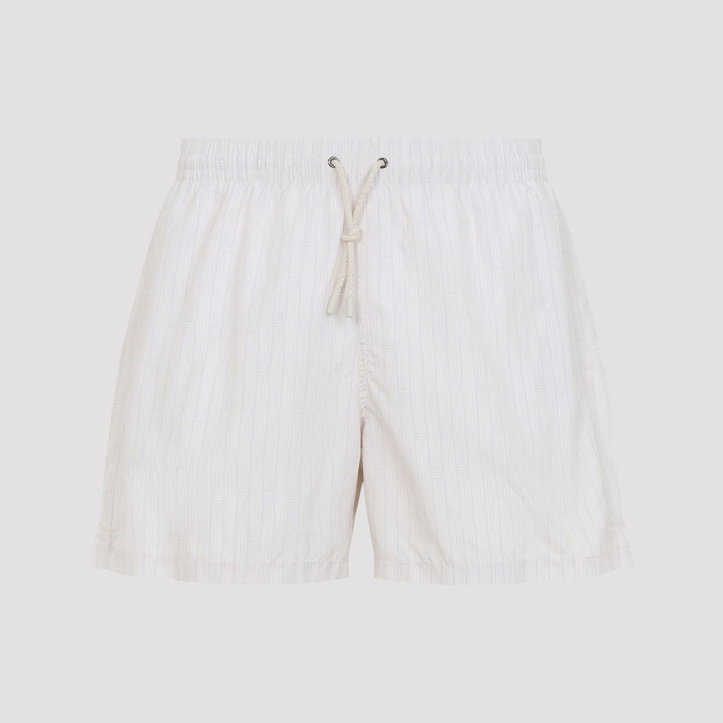 Canali Polyester Swim Shorts