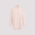 The Frankie Shop Oana Cotton Padded Shirt