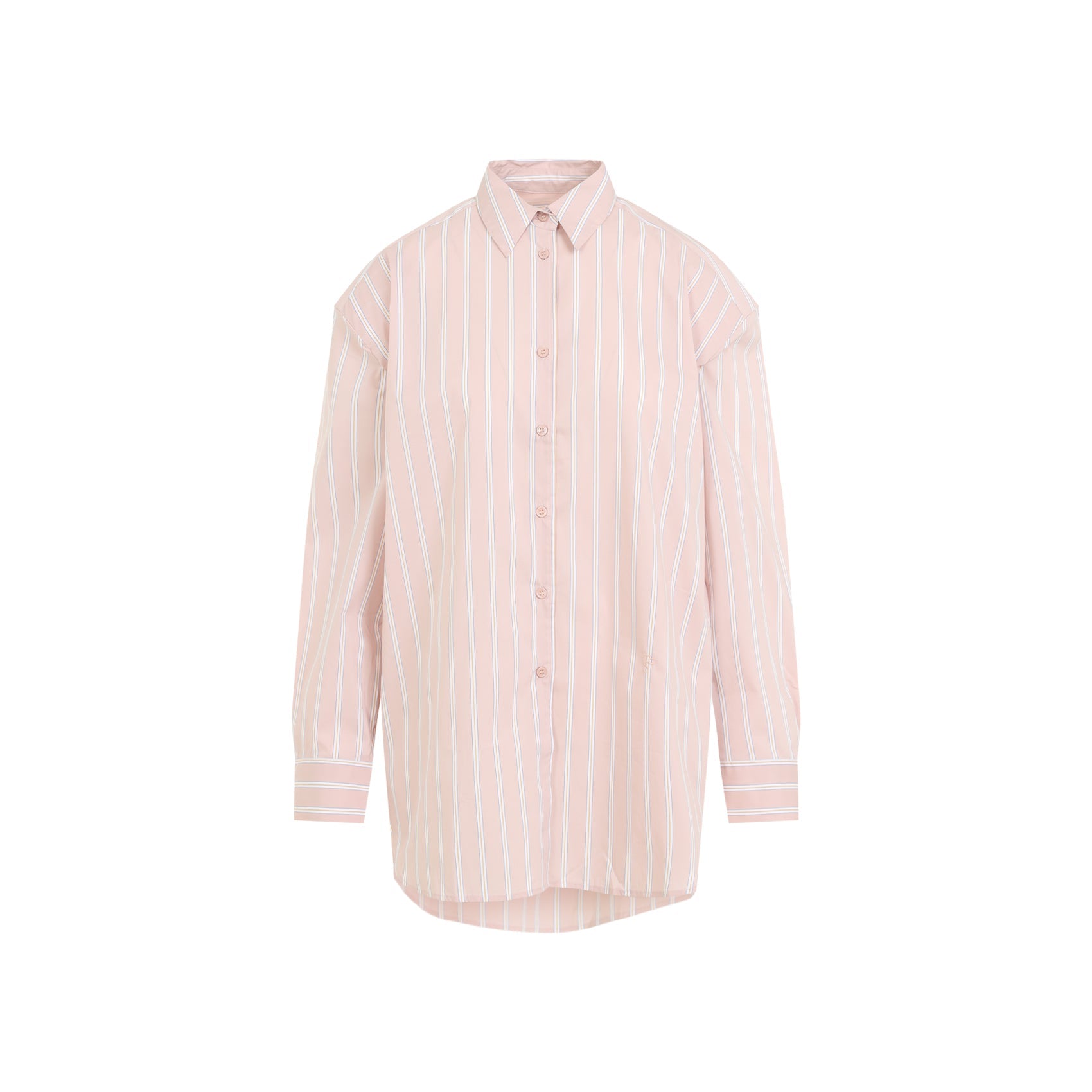The Frankie Shop Oana Cotton Padded Shirt