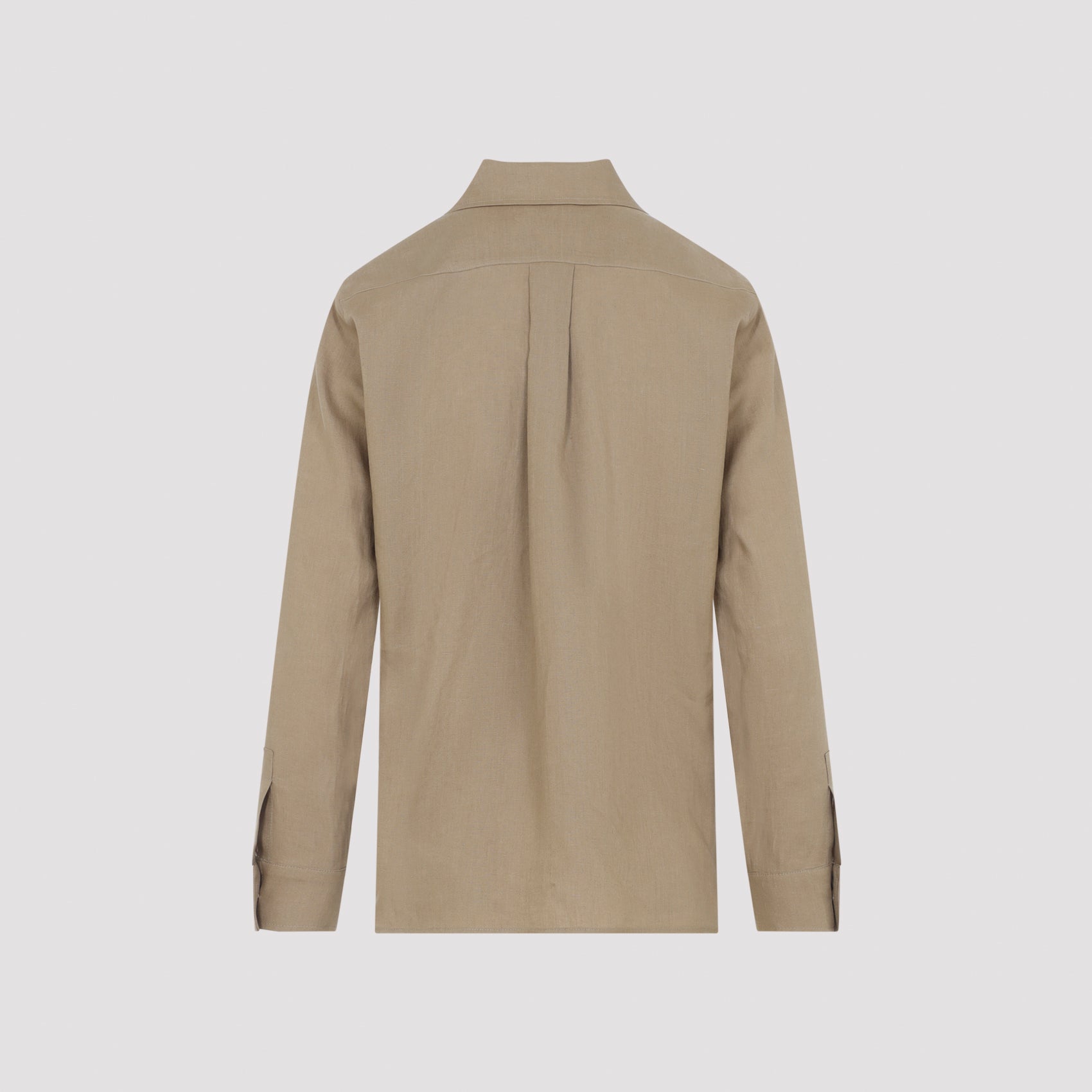 Max Mara Falasco Linen M Logo Shirt