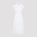Valentino Embroidered Midi Dress