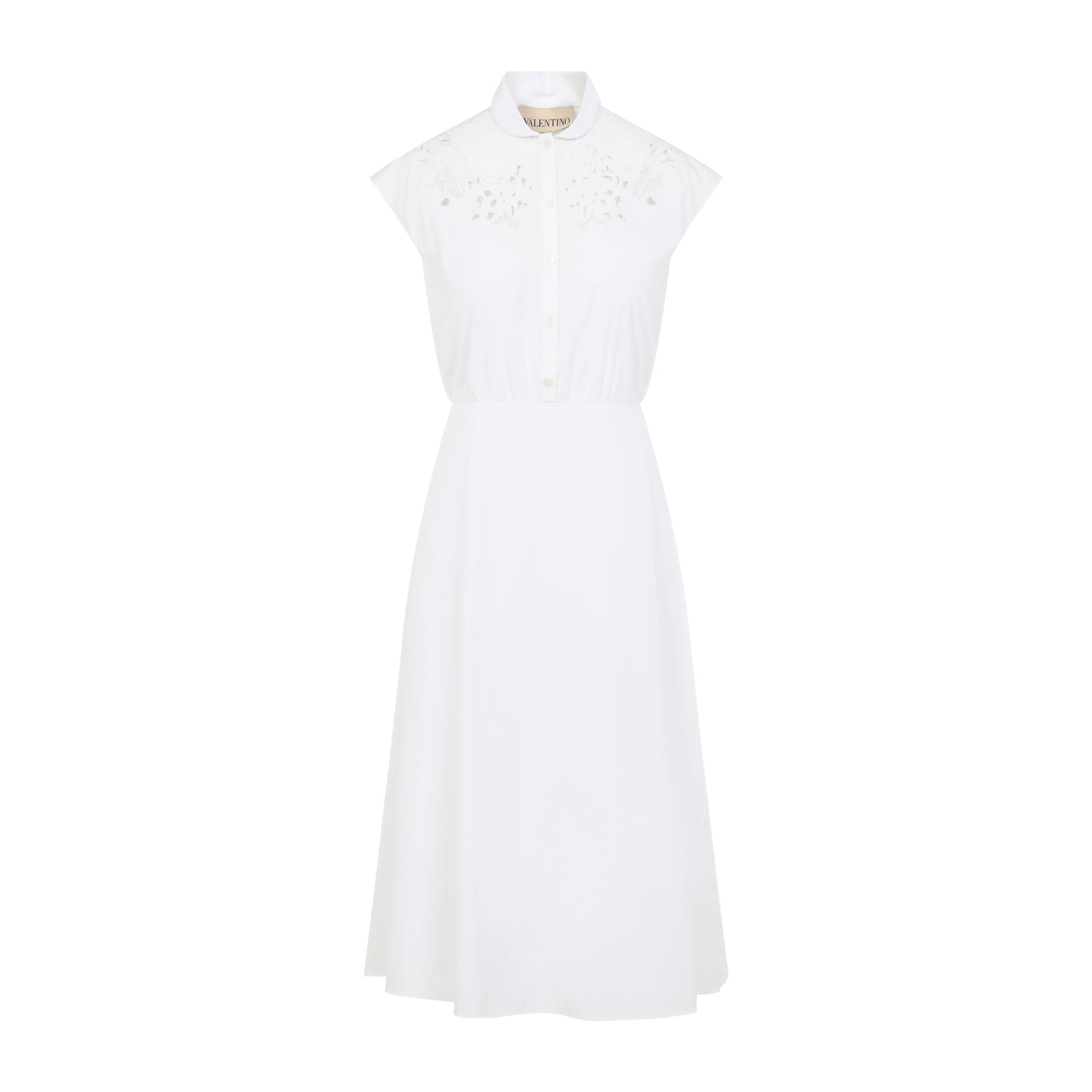 Valentino Embroidered Midi Dress
