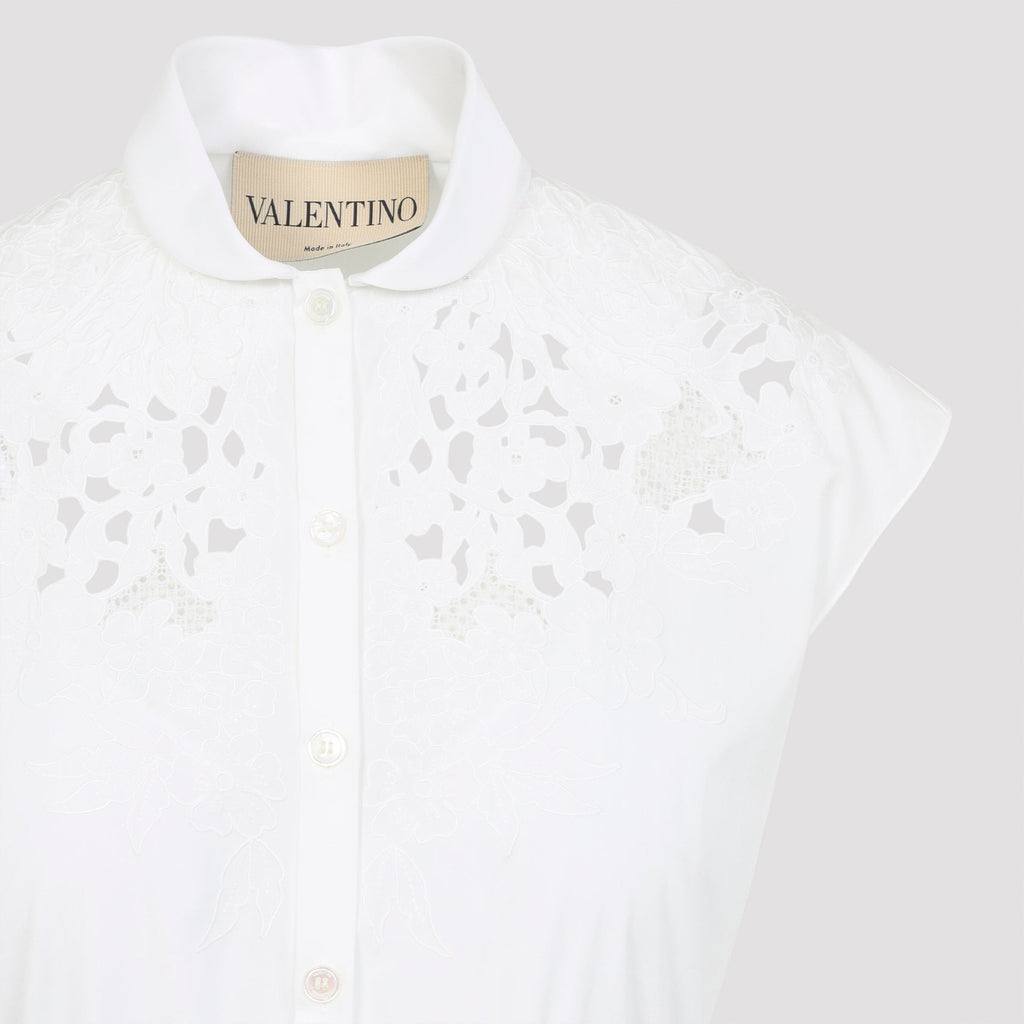 Valentino Embroidered Midi Dress