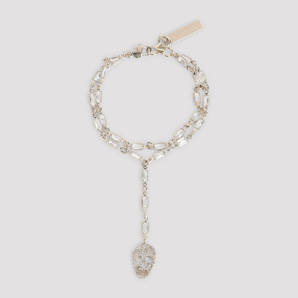 Alexander Mc Queen Pavè Skull Bracelet