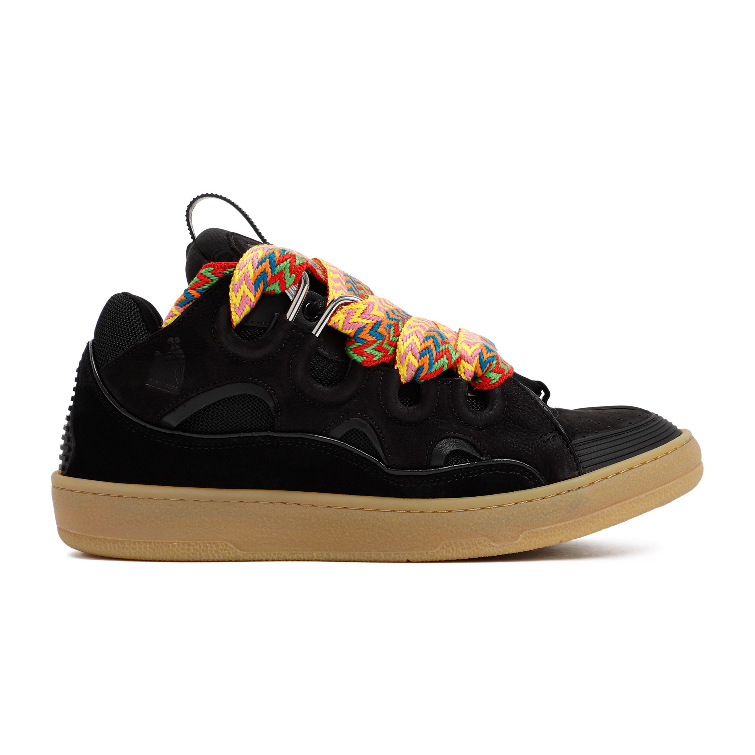 Lanvin Leather Curb Sneakers