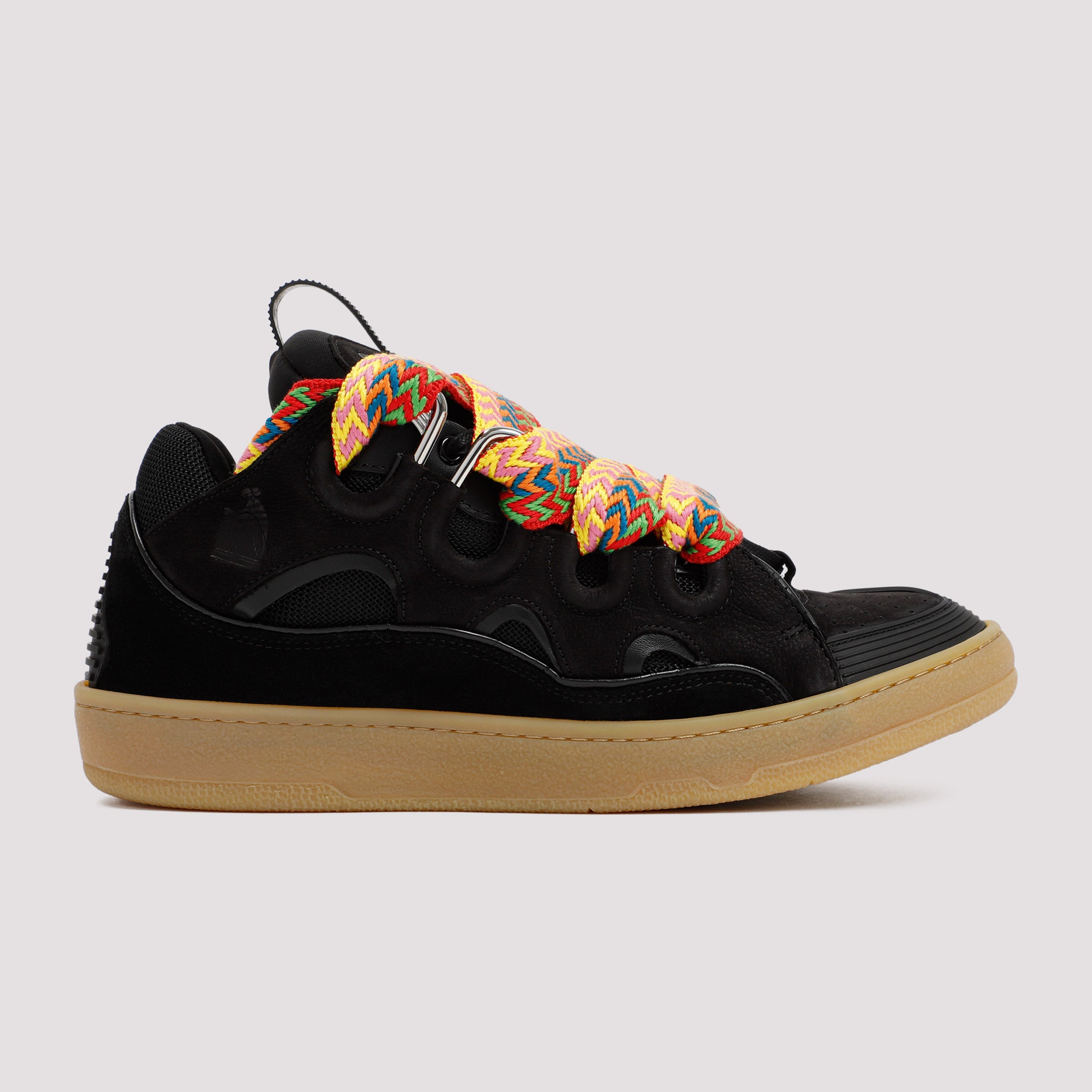 Lanvin Leather Curb Sneakers