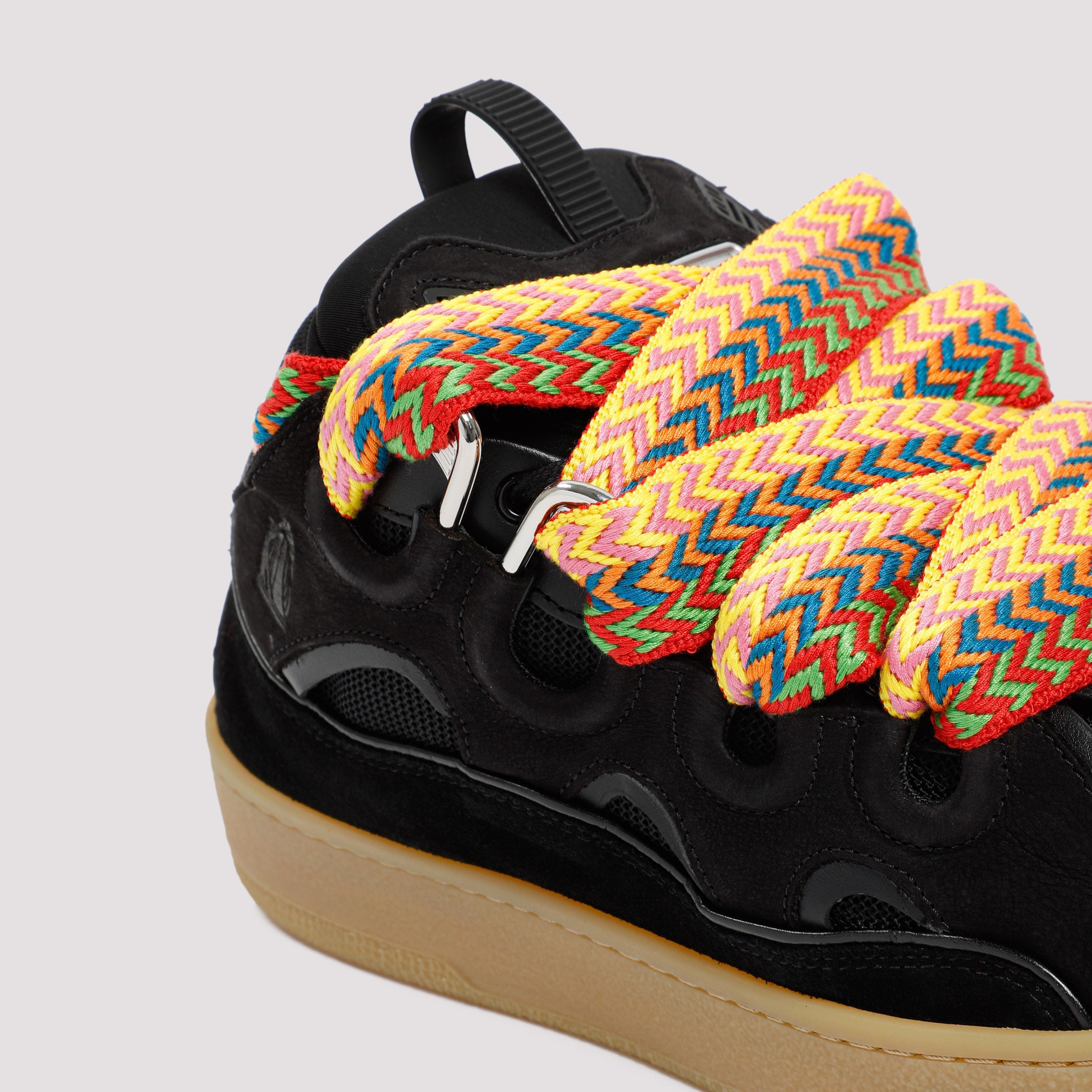 Lanvin Leather Curb Sneakers
