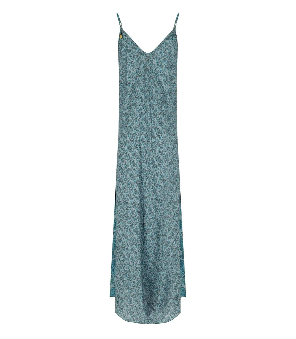 Pahiesa Formentera Light Blue Long Dress