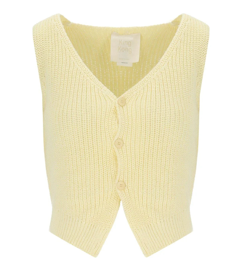 K.K. Yellow Knitted Top
