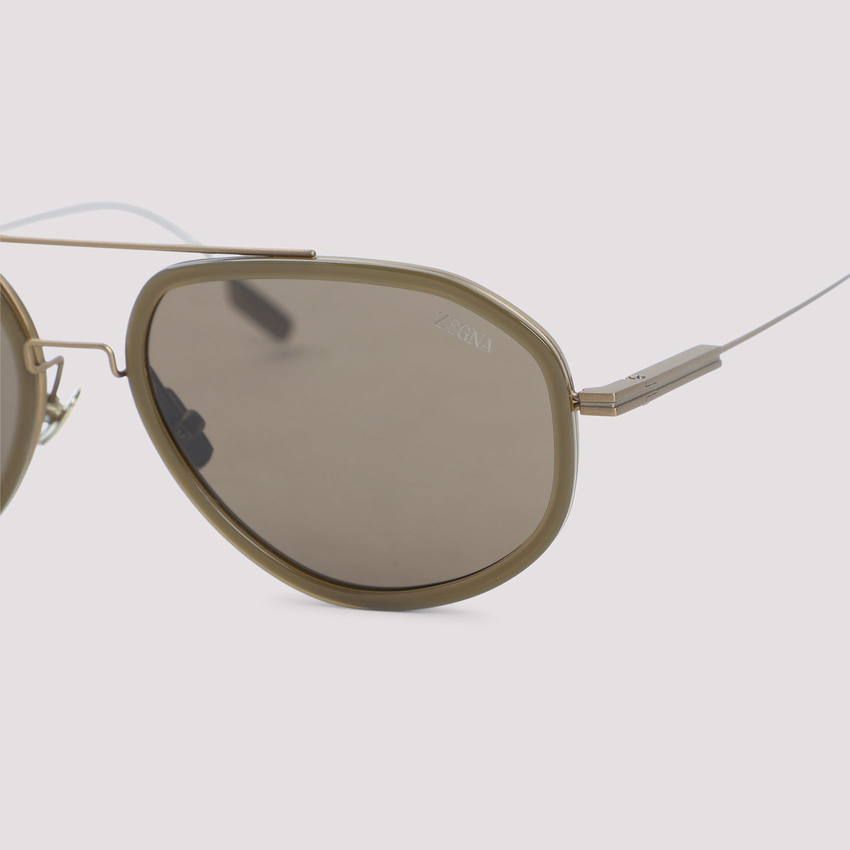 Zegna Eyewear Metal Sunglasses