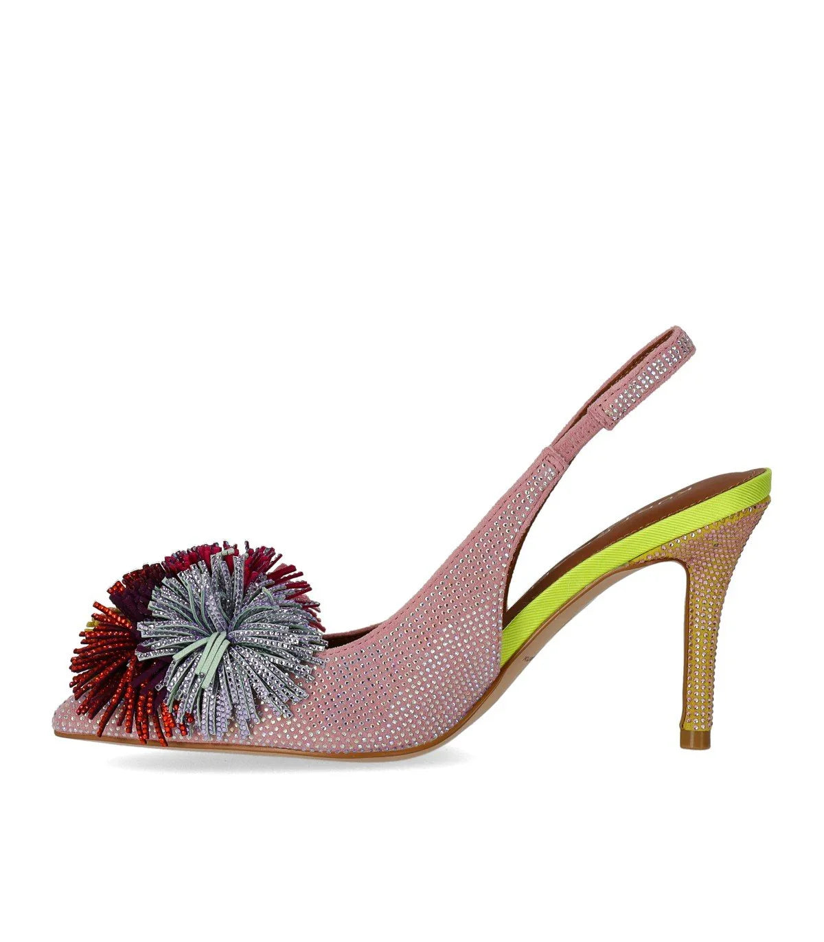 Kurt Geiger Pom Pom Pink Slingback Pump