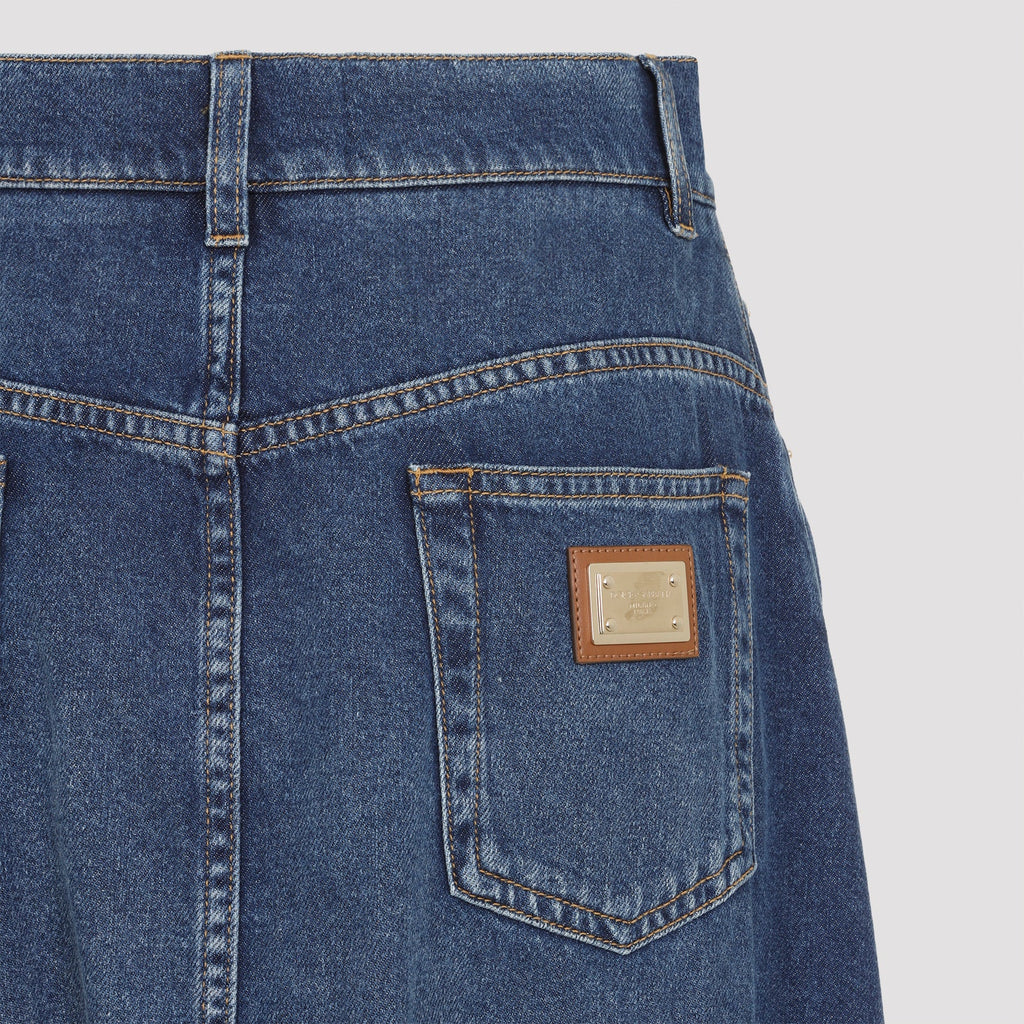 Dolce & Gabbana Long Denim Skirt