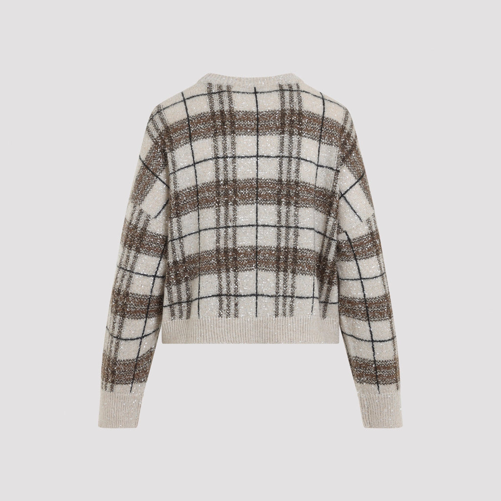Brunello Cucinelli Check Sweater