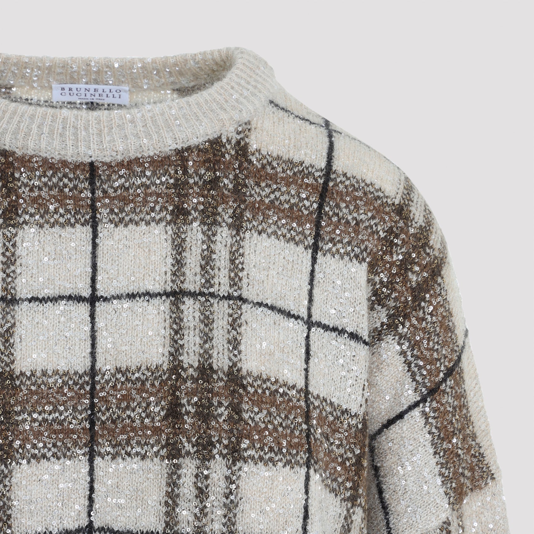 Brunello Cucinelli Check Sweater