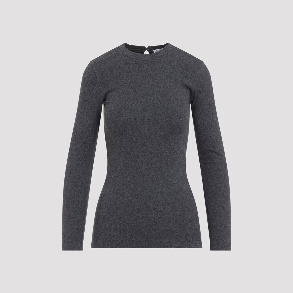 Brunello Cucinelli L/S Rib T Shirt