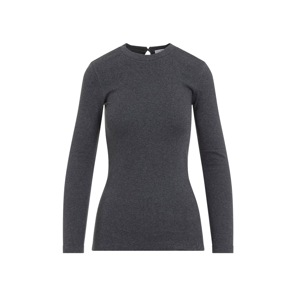 Brunello Cucinelli L/S Rib T Shirt