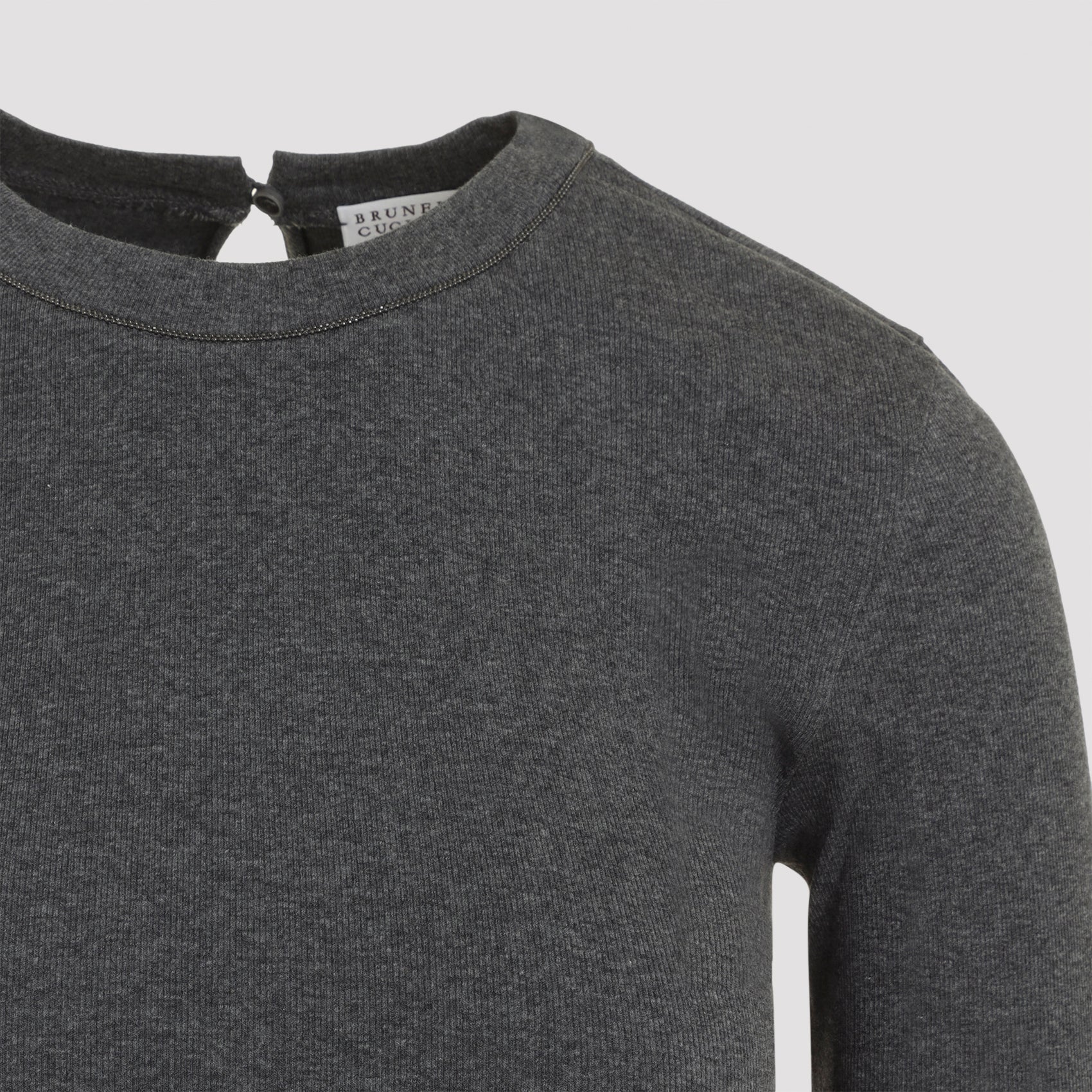 Brunello Cucinelli L/S Rib T Shirt