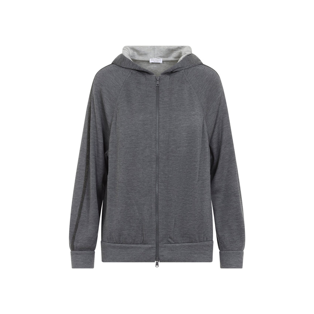 Brunello Cucinelli Full Zip Monile Sweatshirt