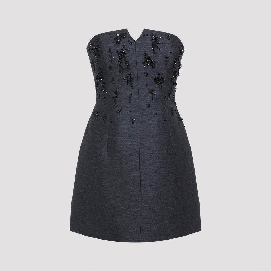 Alberta Ferretti Tailoring Off Shoulder Dress