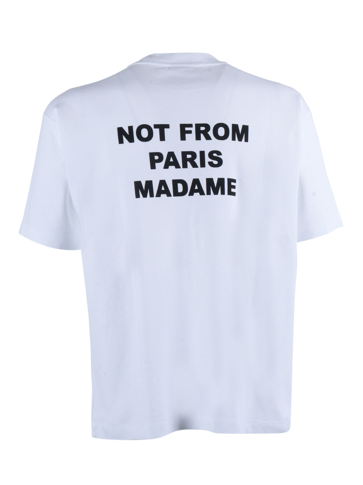 Dr�Le De Monsieur Optic White Bold Slogan T Shirt