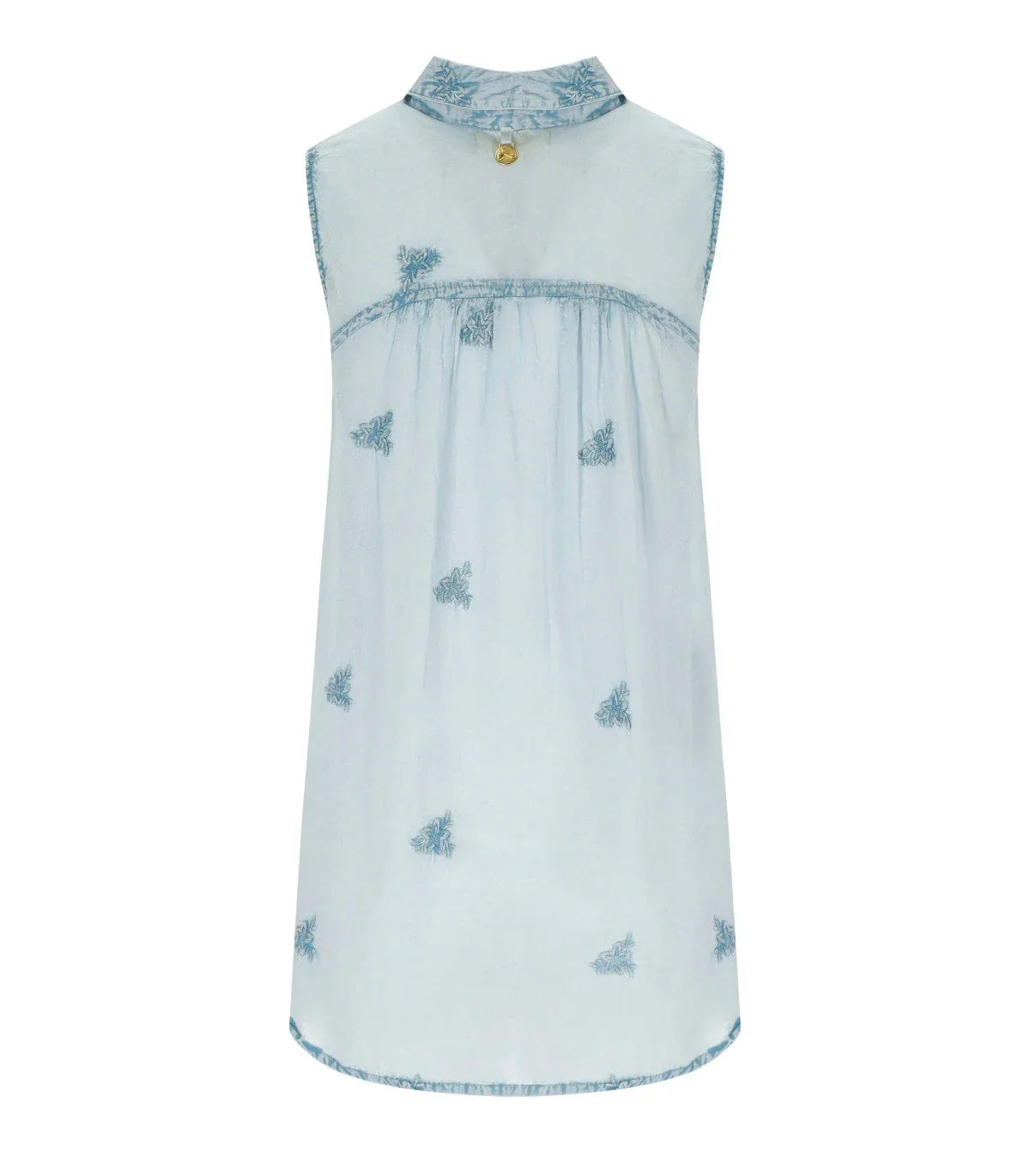 Pahiesa Formentera Light Blue Sleeveless Shirt