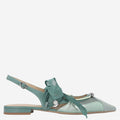 Pinko Slingback Lace Up Flats