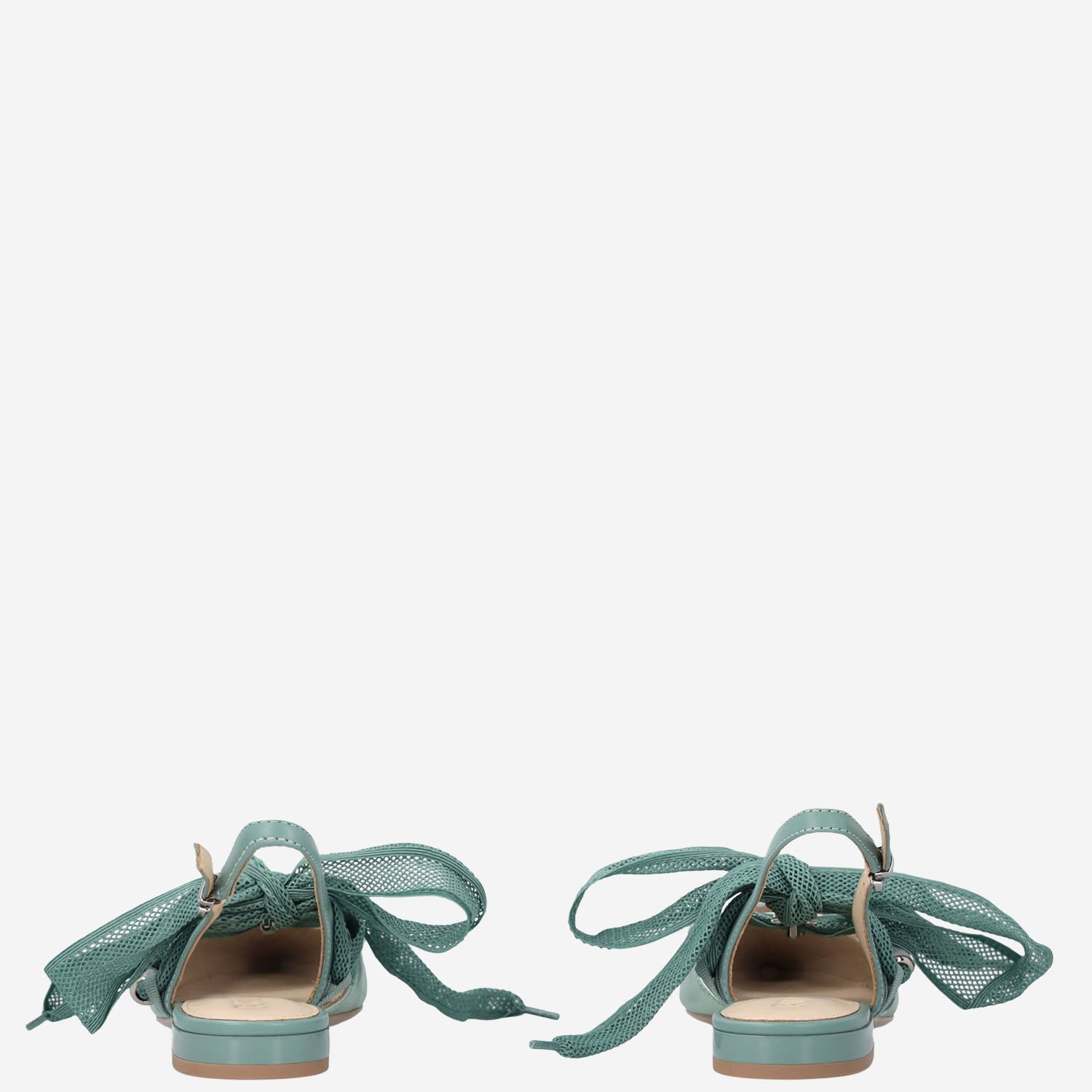 Pinko Slingback Lace Up Flats