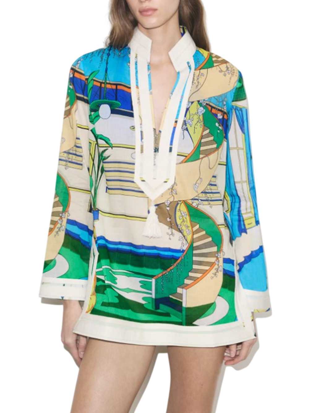 Tory Burch Tory Printed Tunic