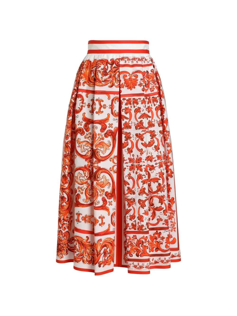 Dolce & Gabbana Majolica Print Skirt