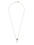 Rick Owens Rick Owens Pentagram Pendant In Palladium Brass