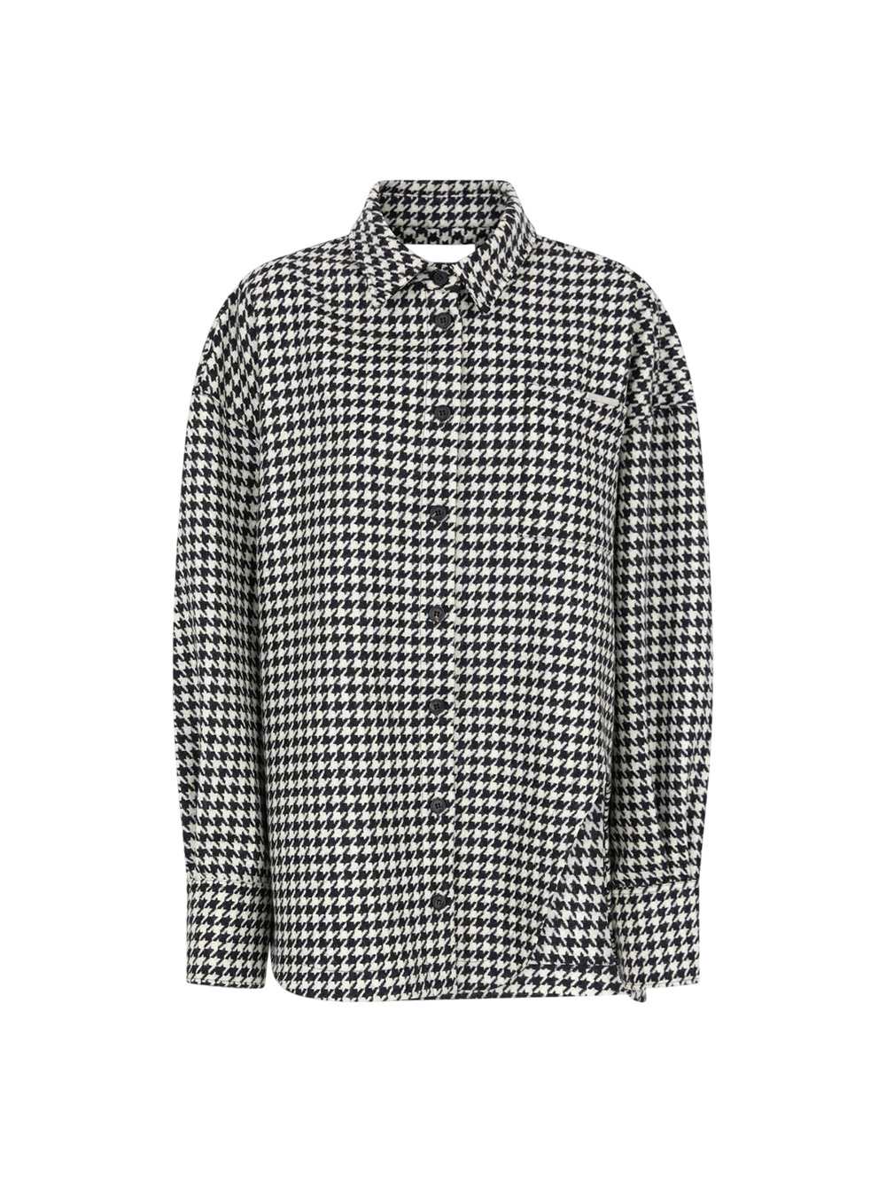 The Attico Black And White Shirt