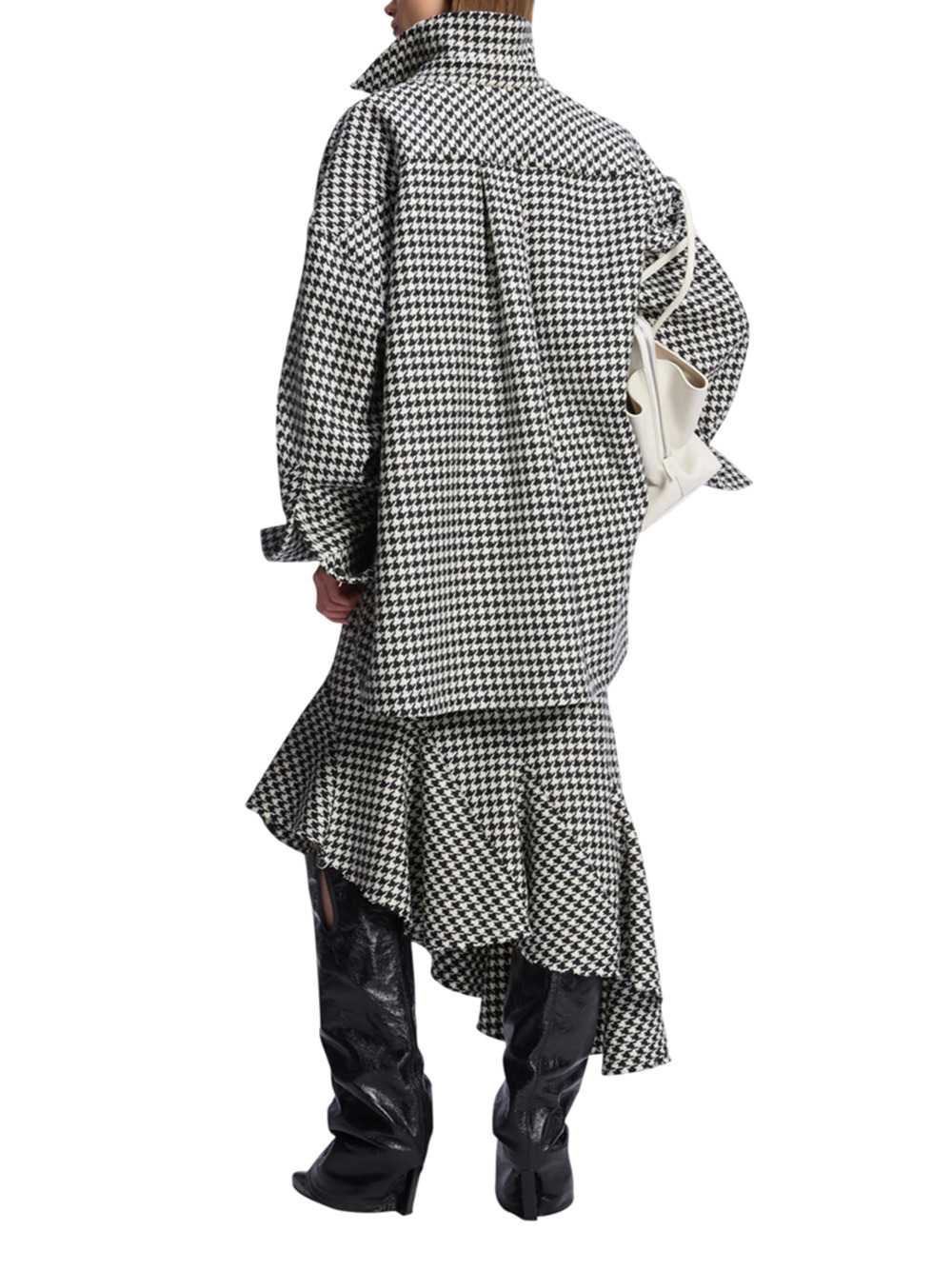 The Attico Black And White Shirt