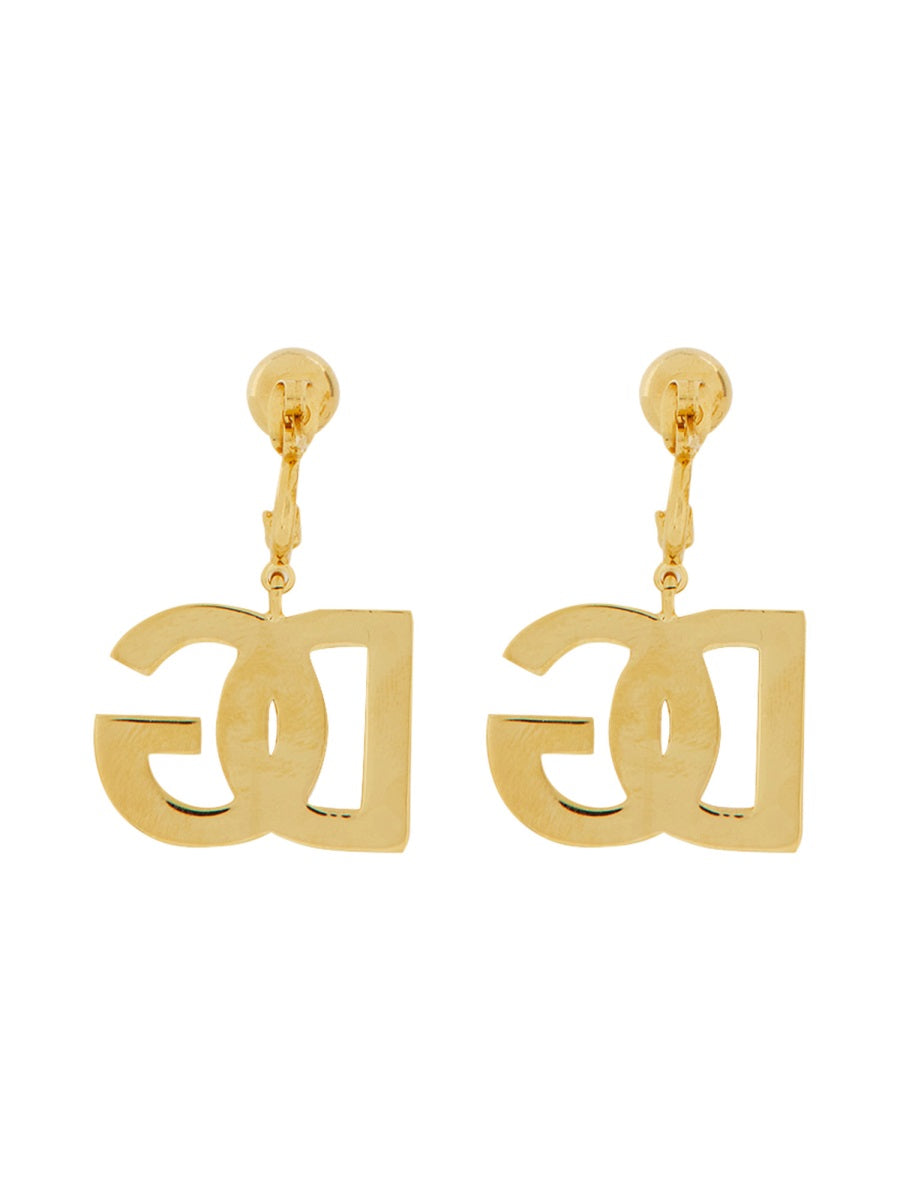 Dolce & Gabbana Orecchini Con Logo Dg