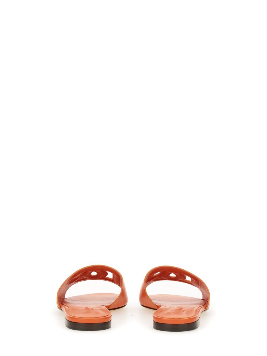Dolce & Gabbana Sandalo Slide Con Logo