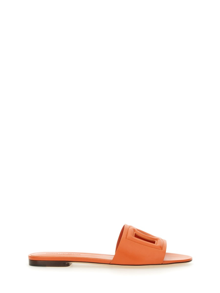 Dolce & Gabbana Sandalo Slide Con Logo