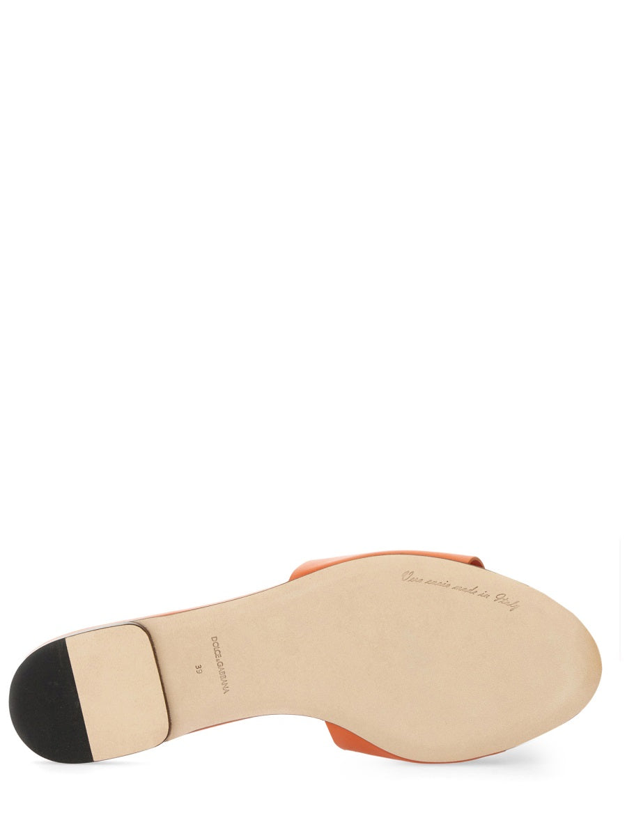 Dolce & Gabbana Sandalo Slide Con Logo